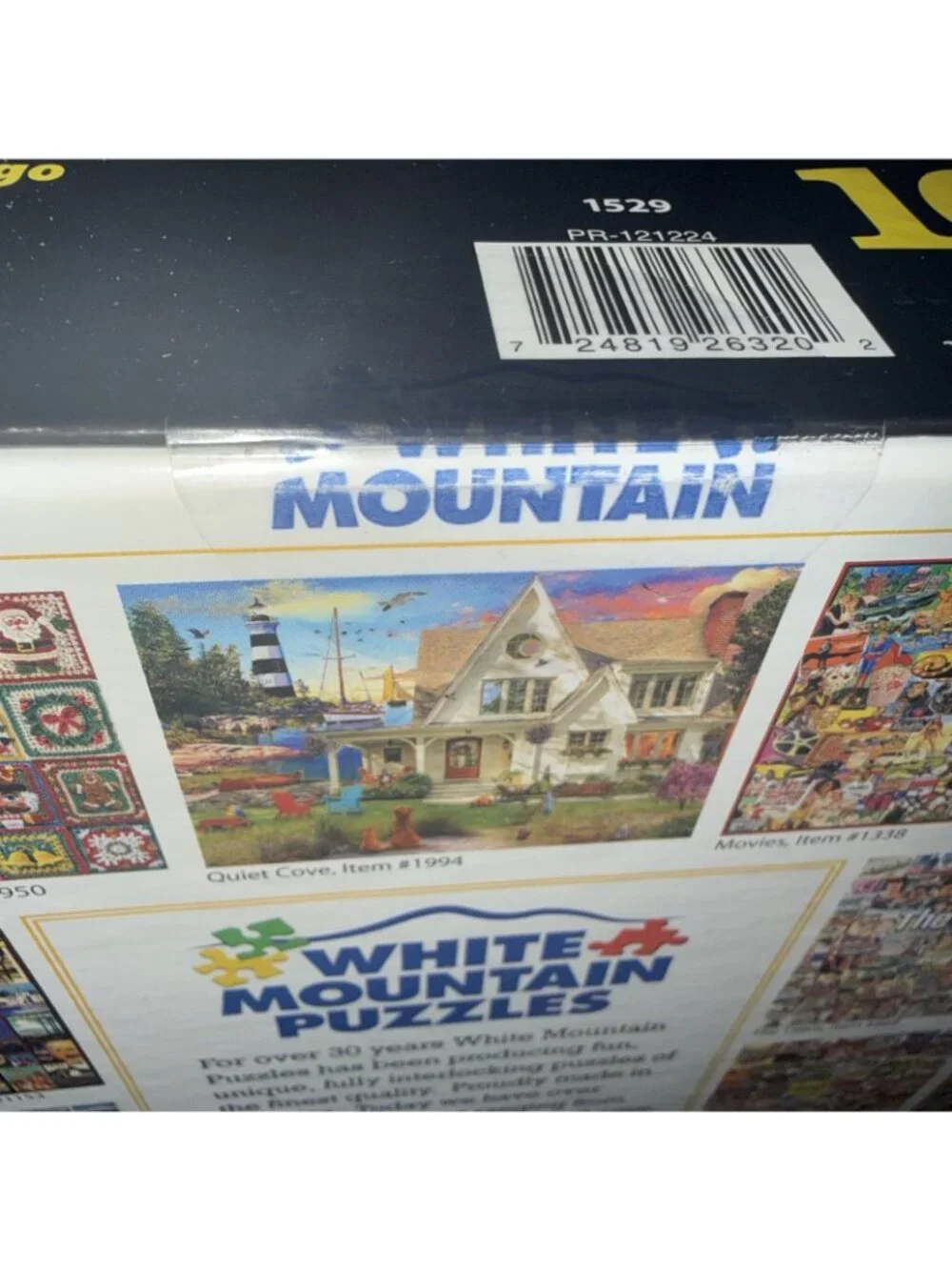 I Love Chicago 1000 Pièce Puzzle White Mountain Collage New Seals